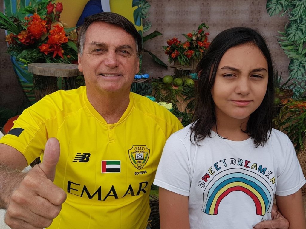 Jair Bolsonaro e Laura