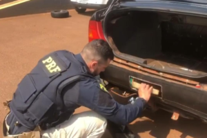 PRF apreende carga de cocaína avaliada em R$ 2,7 milhões em Jataí (Foto: Divulgação PRF)