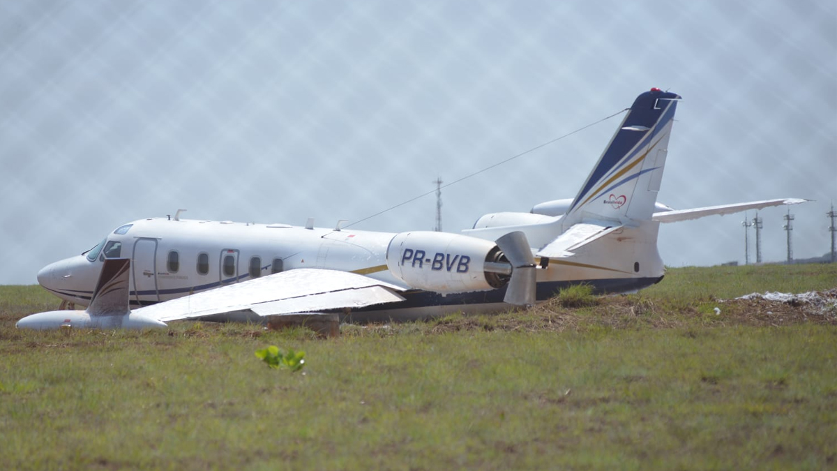 Paciente em jato que saiu da pista em Goiânia chega nos EUA