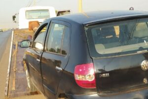 PRF prende motorista que atropelou ciclista na BR-070, perto de Águas Lindas (Foto: PRF)