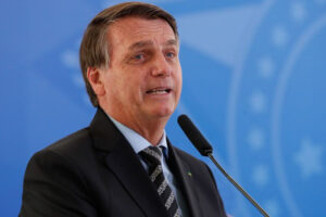 Bolsonaro durante discurso
