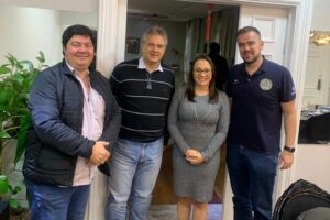 André Rosa, Fábio Passaglia, Renata Abreu e Gustavo Mendanha