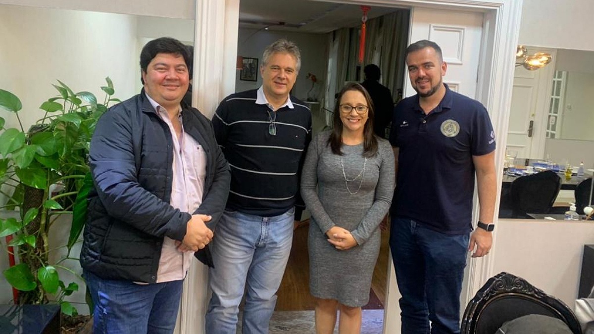 André Rosa, Fábio Passaglia, Renata Abreu e Gustavo Mendanha