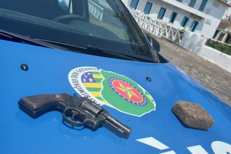 produtos apreendidos pela PM