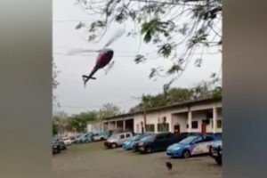 Piloto faz manobra em cima de batalhão da PM no RJ após ser rendido por passageiros