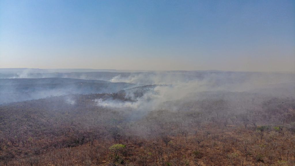 Incêndio consumiu 15% do Parque Estadual da Terra Ronca