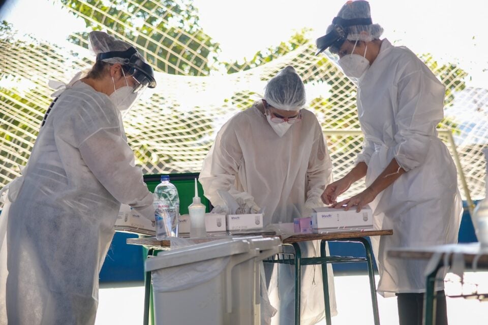 Goiânia realiza testagem para a Covid-19 durante toda a semana