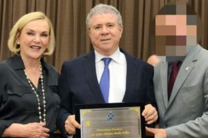 Empresário Celso Silveira Mello Filho e a esposa Maria Luiza Meneghel,