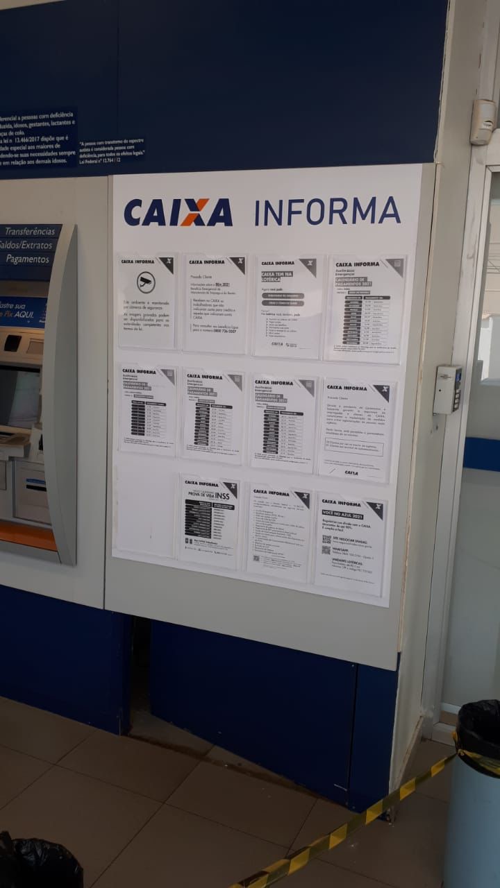 Caixa eletrônico da Caixa