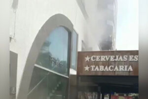 Bombeiros são acionados para combater princípio de incêndio na T-37, no Bueno