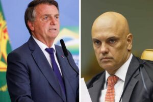 Bolsonaro e Alexandre de Moraes