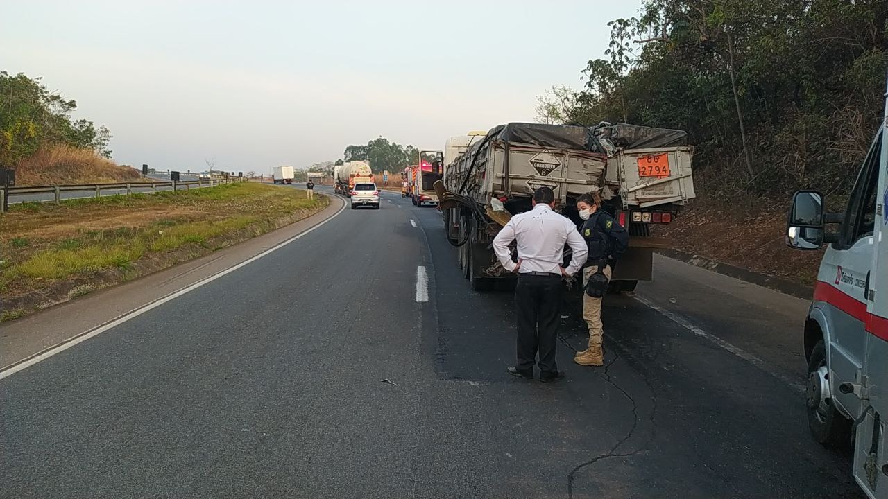 Traseira do caminhão