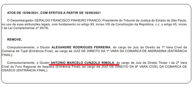 Tribunal paulista transfere para Osasco juiz que levava água do fórum para casa