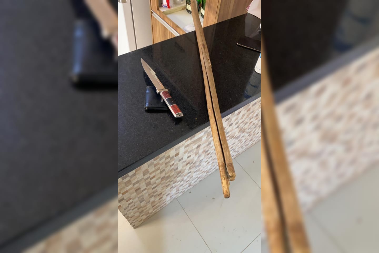 Produtos apreendidos com os sequestradores