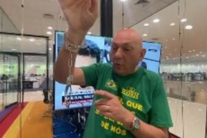 Luciano Hang faz vídeo de algema para o caso de ser preso pela CPI (Foto: Reprodução)