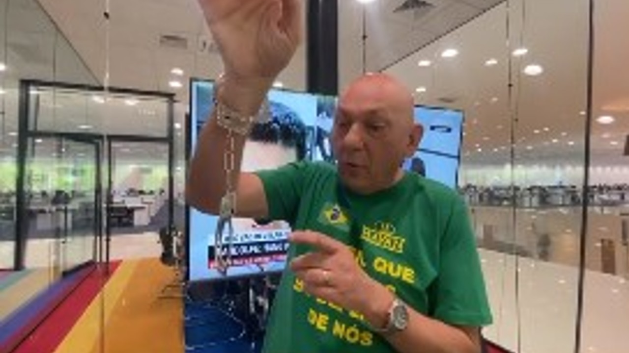 Luciano Hang faz vídeo de algema para o caso de ser preso pela CPI (Foto: Reprodução)