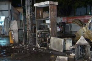 Incêndio em posto de combustíveis