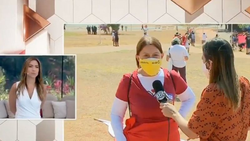 Mulher critica Bolsonaro ao vivo em programa de Patrícia Abravanel: vídeo