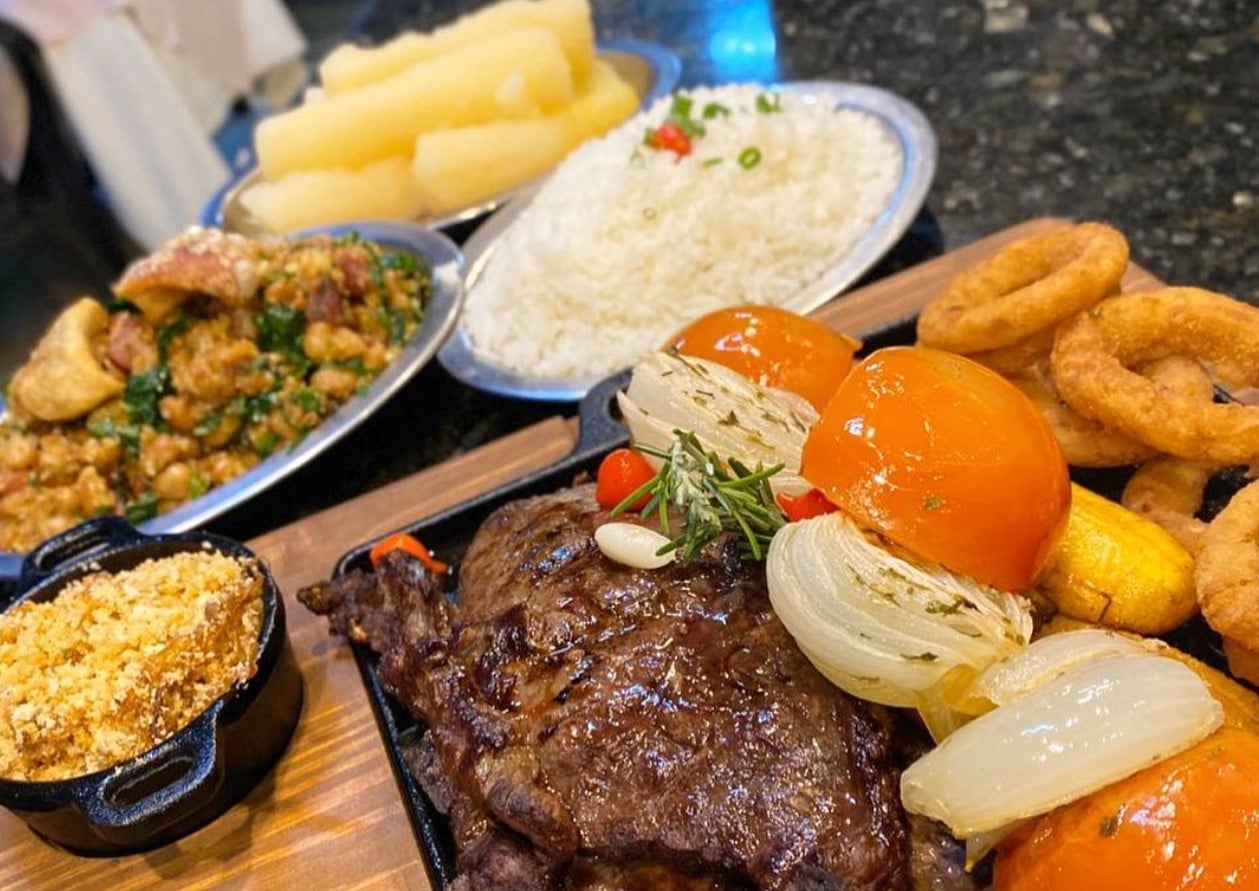 Carne de sol do Texas Bar, um dos bares em Aparecida de Goiânia