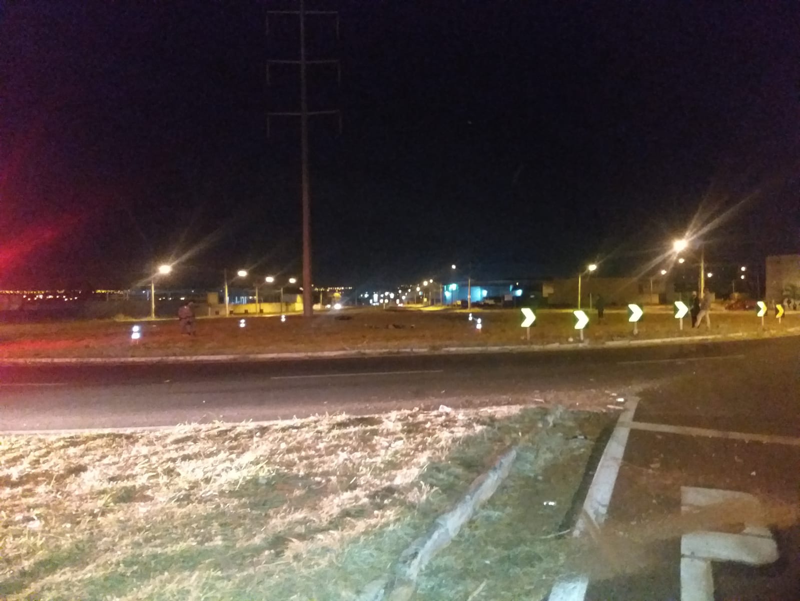 Imagem da Avenida Ville, nas proximidades de onde ocorreu acidente com motociclista