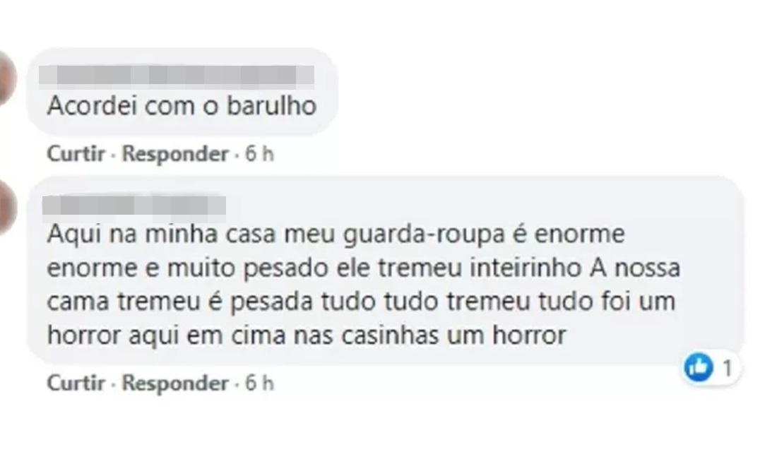 Moradores do interior de SP relatam tremor de terra: assista