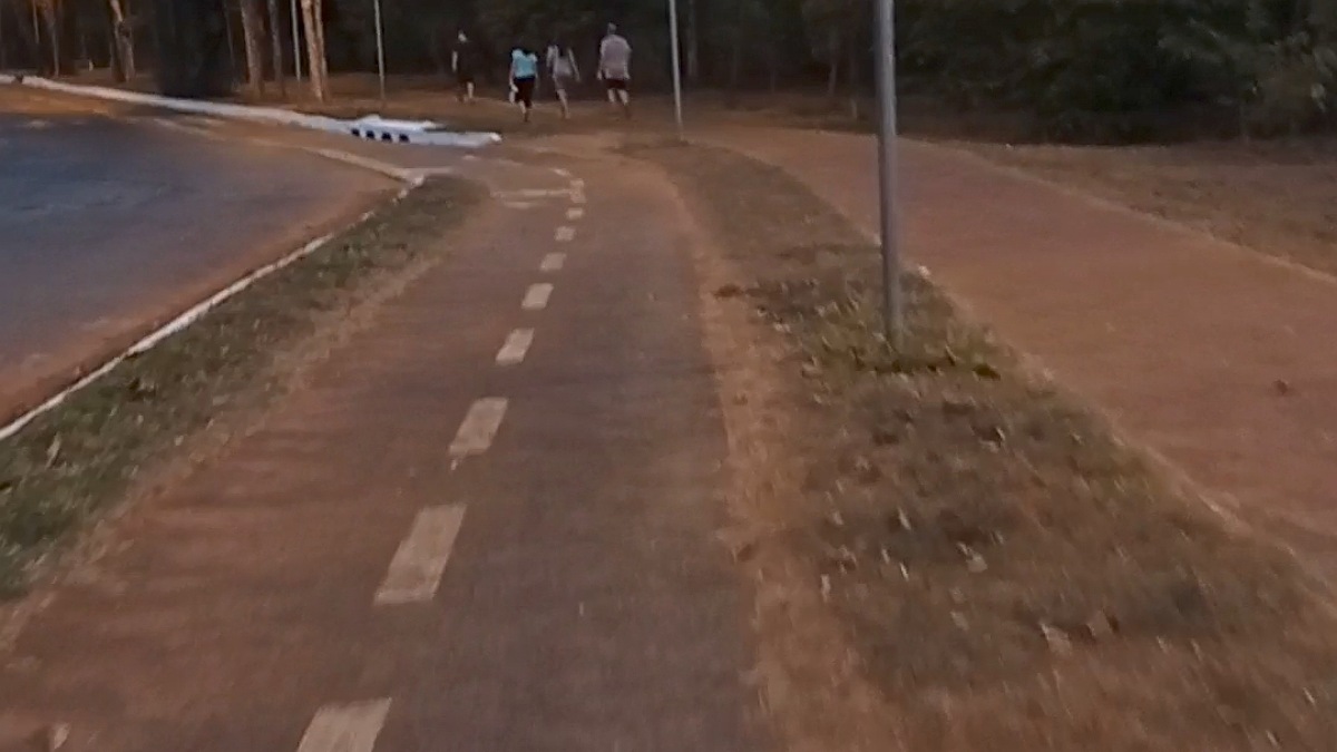 Pista para ciclismo em parque da capital - Projeto de lei pode proibir ciclistas de circularem em pistas de caminhada de Goiânia. Veículos poderão trafegar por ciclovias e ciclofaixas