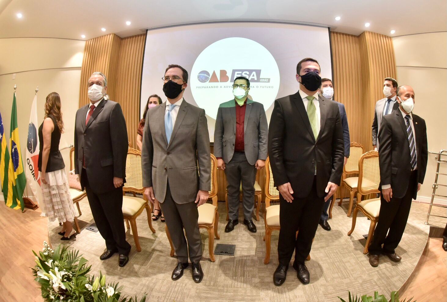 Advogados em solenidade 