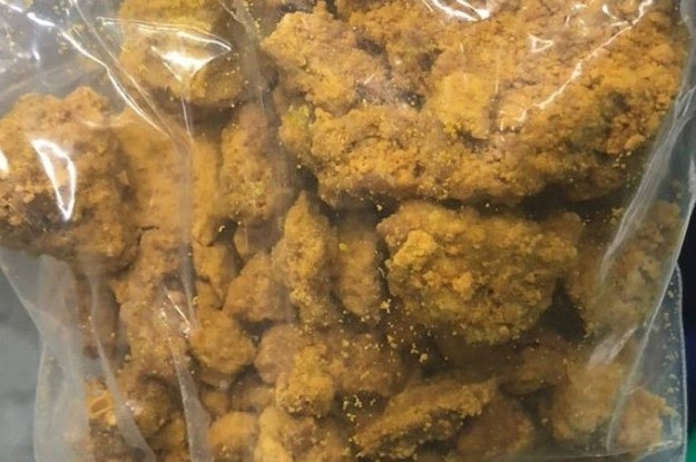 Droga misteriosa do Paraná é maconha sintética modificada em laboratório (Foto: Receita Federal)