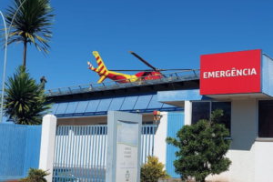 Motorista que teve 80% do corpo queimado em Anápolis é transferido para o Hugol (Foto: Divulgação)