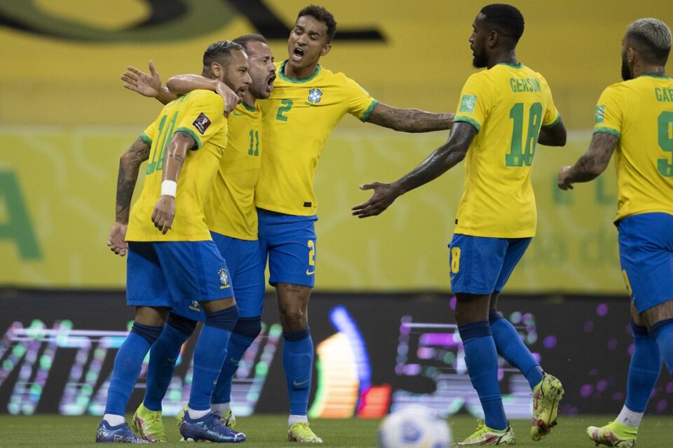 Jogadores da Seleção Brasileira