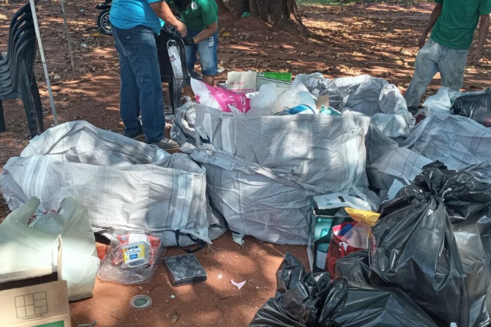 “Lixo Zero”: movimento recolhe 28 mil quilos de lixo reclicável em Goiânia