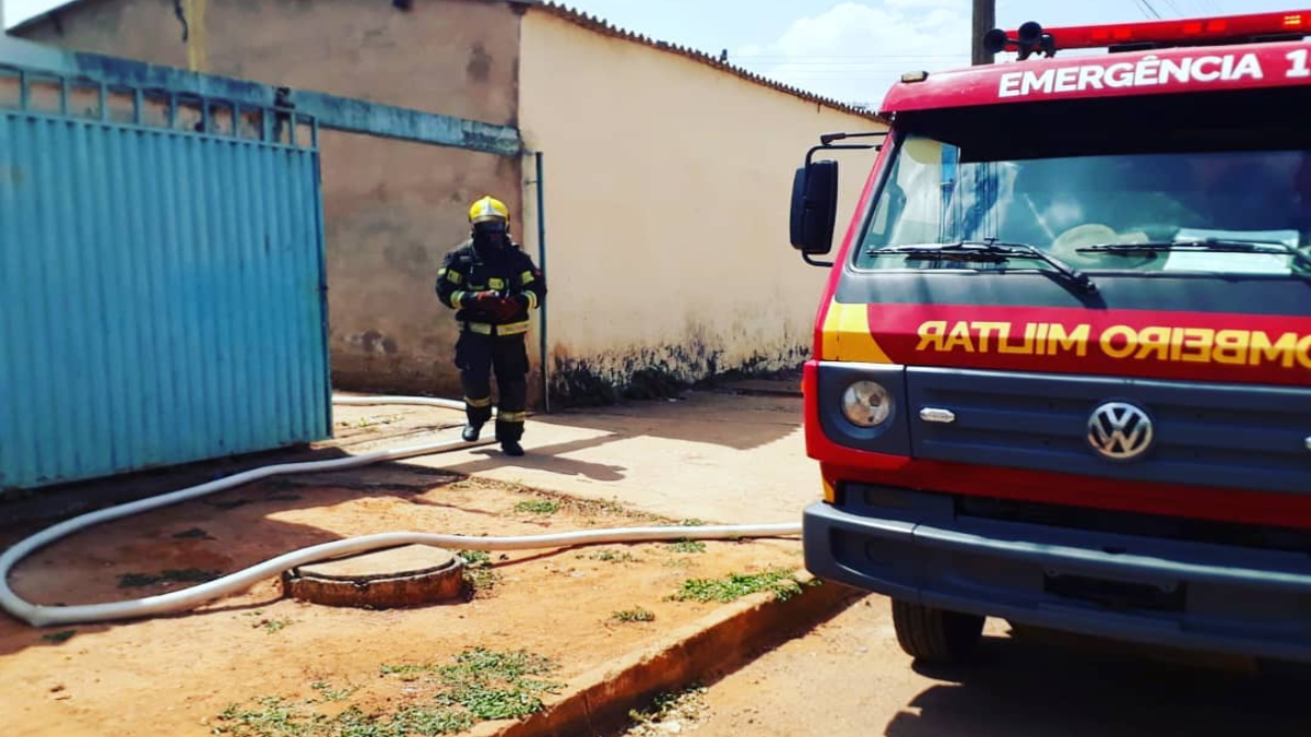Criança derruba vela em cima de cama e provoca incêndio em Formosa