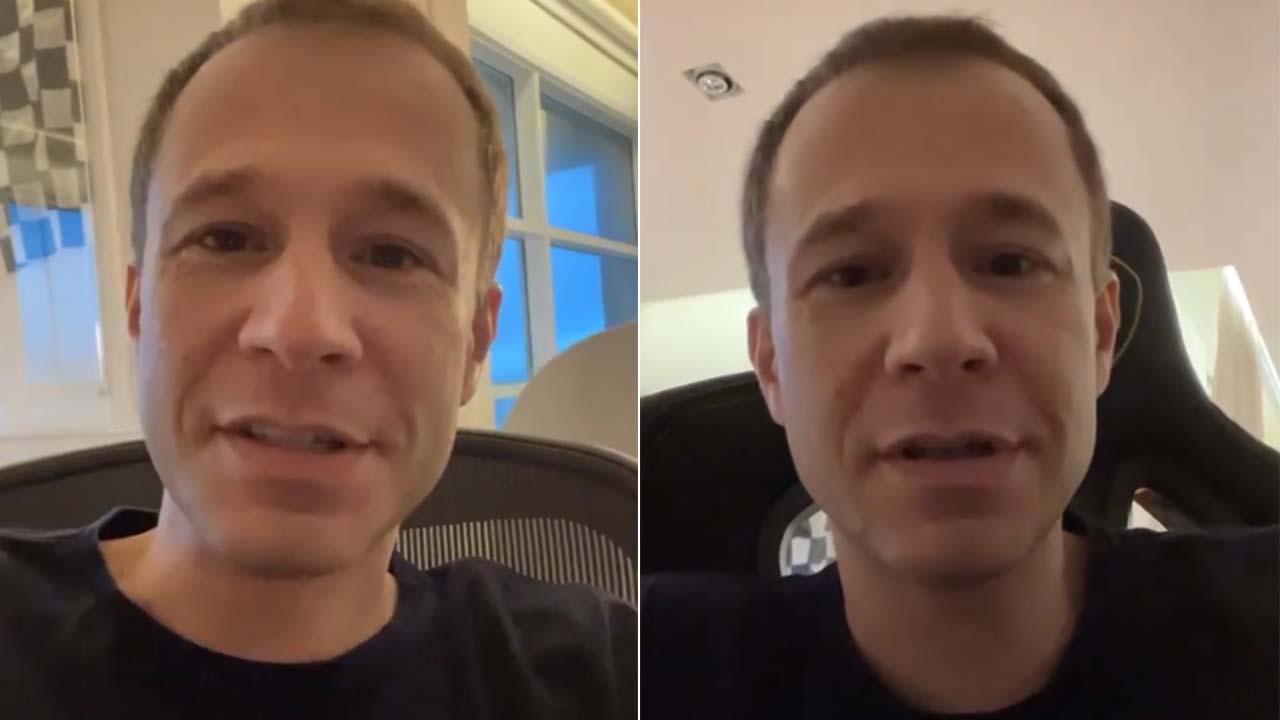 Tiago Leifert cria conta no TikTok e avisa que não vai fazer dancinhas