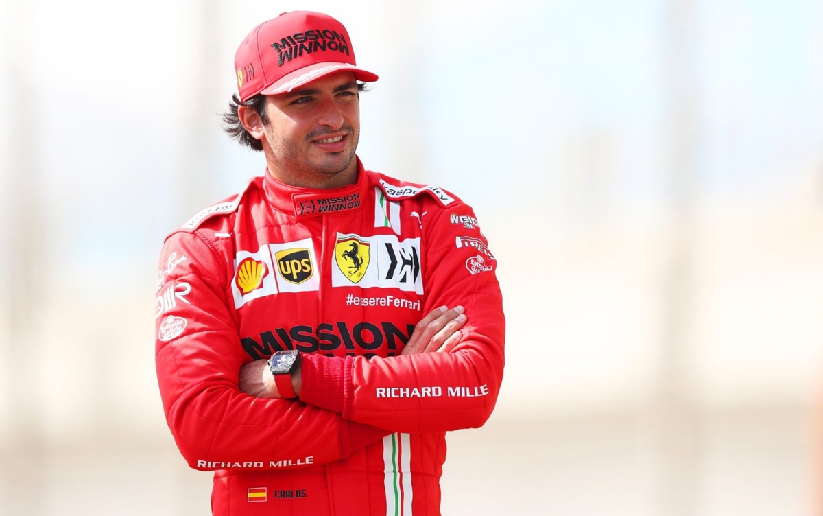 Carlos Sainz, piloto da Ferrari