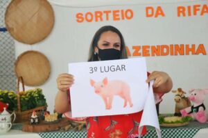 Entre os prêmios, estavam porcos e uma galinha choca com pintinhos. Rifa da Fazendinha arrecada quase R$ 100 mil após viralizar na web