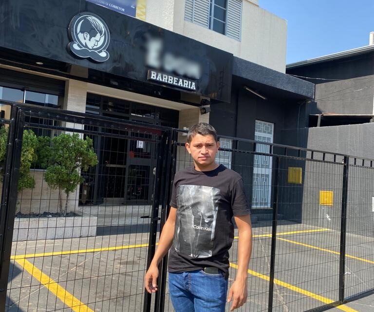 O empresário Ricardo Ferreira está sem energia elétrica há mais de 30 horas, no Setor Marista (Foto - Arquivo Pessoal)