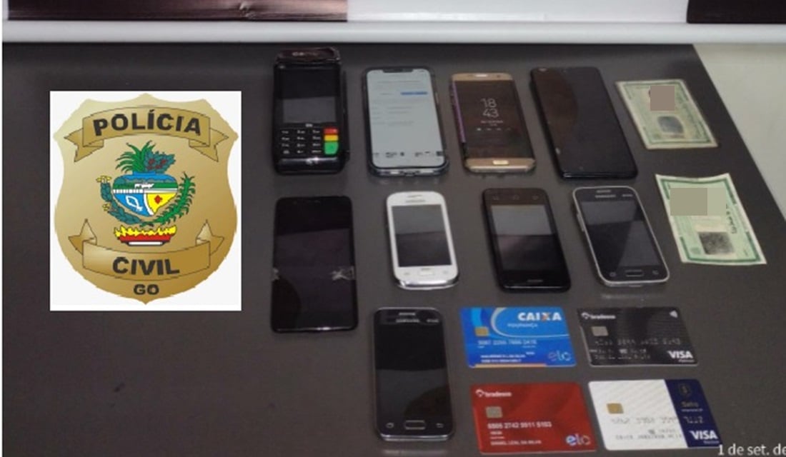 Com a ajuda da Divisão de Crimes Cibernéticos (Deic) de São Paulo, a Polícia Civil de Goiás prendeu um homem de 23 anos suspeito de cometer o "Golpe Sim Swap" contra vítimas goianas - Suspeito de aplicar golpes em goianos é preso em São Paulo