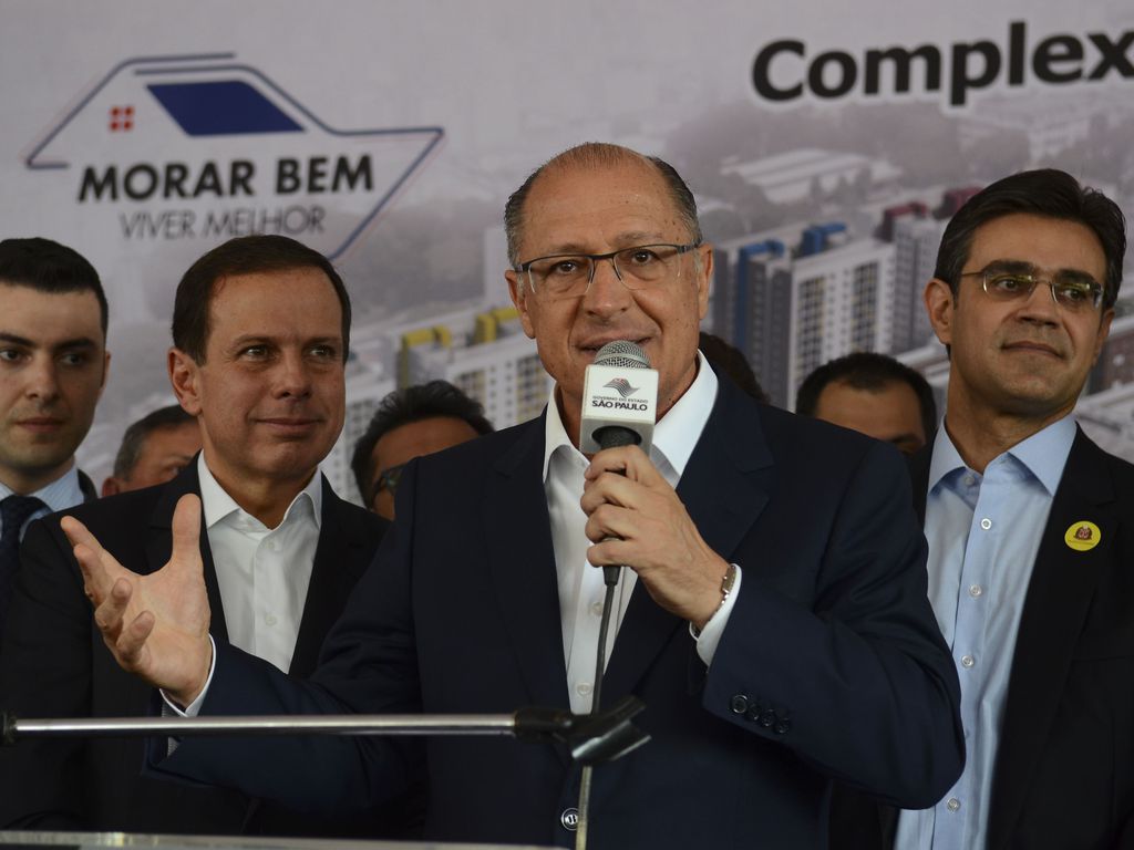 Governador João Doria e ex-governador Geraldo Alckmin (Foto: Rovena Rosa/Agência Brasil)