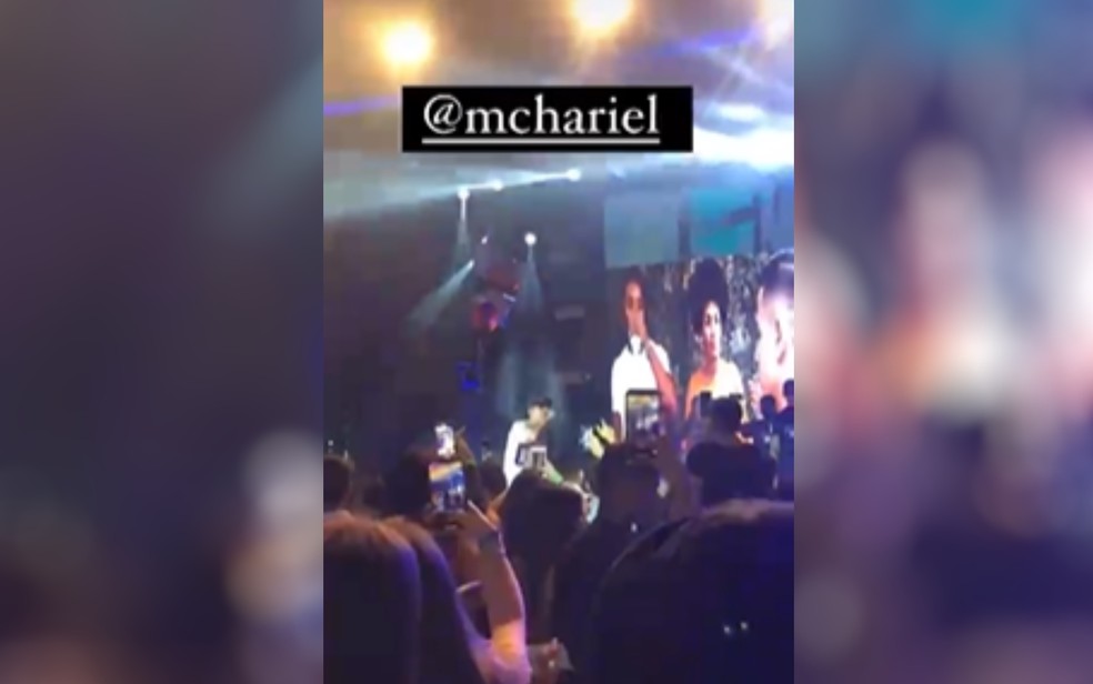 Show do MC Hariel tem aglomeração em casa noturna de Goiânia