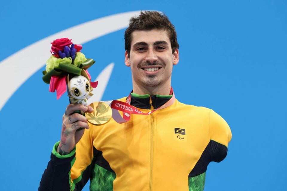Imagem que ilustra a matéria Talisson Glock é ouro nos 400m livre S6 e conquista 3ª medalha em Tóquio