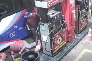 Motorista agride frentista de posto de combustíveis, em Itumbiara