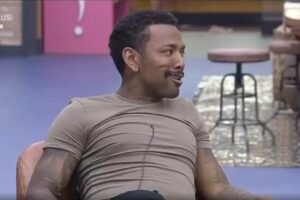 Coringa A Fazenda Cantor fez piada sobre o rosto da colega de confinamento. Nego do Borel será processado por chamar Liziane Gutierrez de 'Coringa'