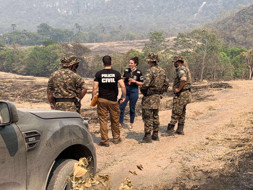 Polícia Civil identifica três suspeitos de iniciar incêndio na Chapada dos Veadeiros
