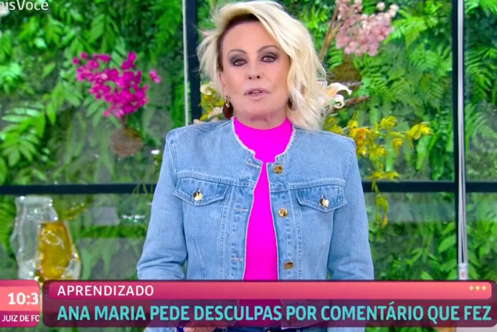 Ana Maria Braga racista Apresentadora leu comentários sobre um termo que utilizou no 'Mais Você'. Ana Maria Braga se desculpa ao vivo por comentário racista
