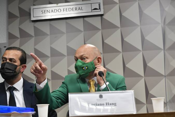 Hang afirma que suas críticas à CPI da Covid têm caráter de 'humor' (Agência Senado)