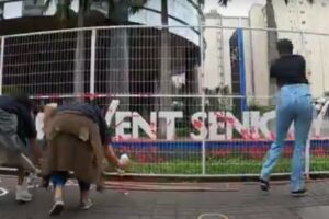 Manifestantes fazem ato em São Paulo contra Prevent Senior e governo Bolsonaro (Foto: Reprodução)
