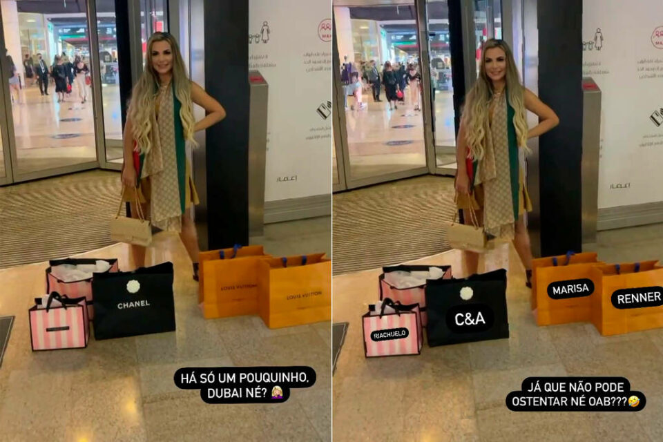 Viúva de MC Kevin fez piada após resolução que proíbe advogados de ostentarem. Deolane Bezerra posta foto em Dubai e cutuca OAB