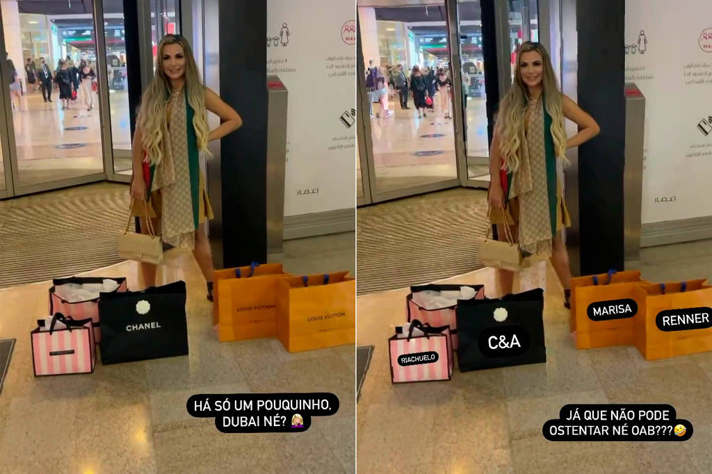 Viúva de MC Kevin fez piada após resolução que proíbe advogados de ostentarem. Deolane Bezerra posta foto em Dubai e cutuca OAB