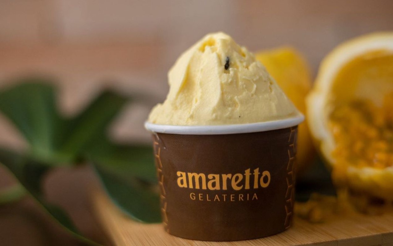 Amaretto é opção para aproveitar o dia do sorvete em Goiânia