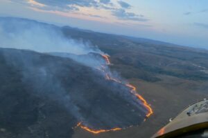 Incêndio avança na Chapada dos Veadeiros e área atingida já ultrapassa o tamanho de dois campos de futebol